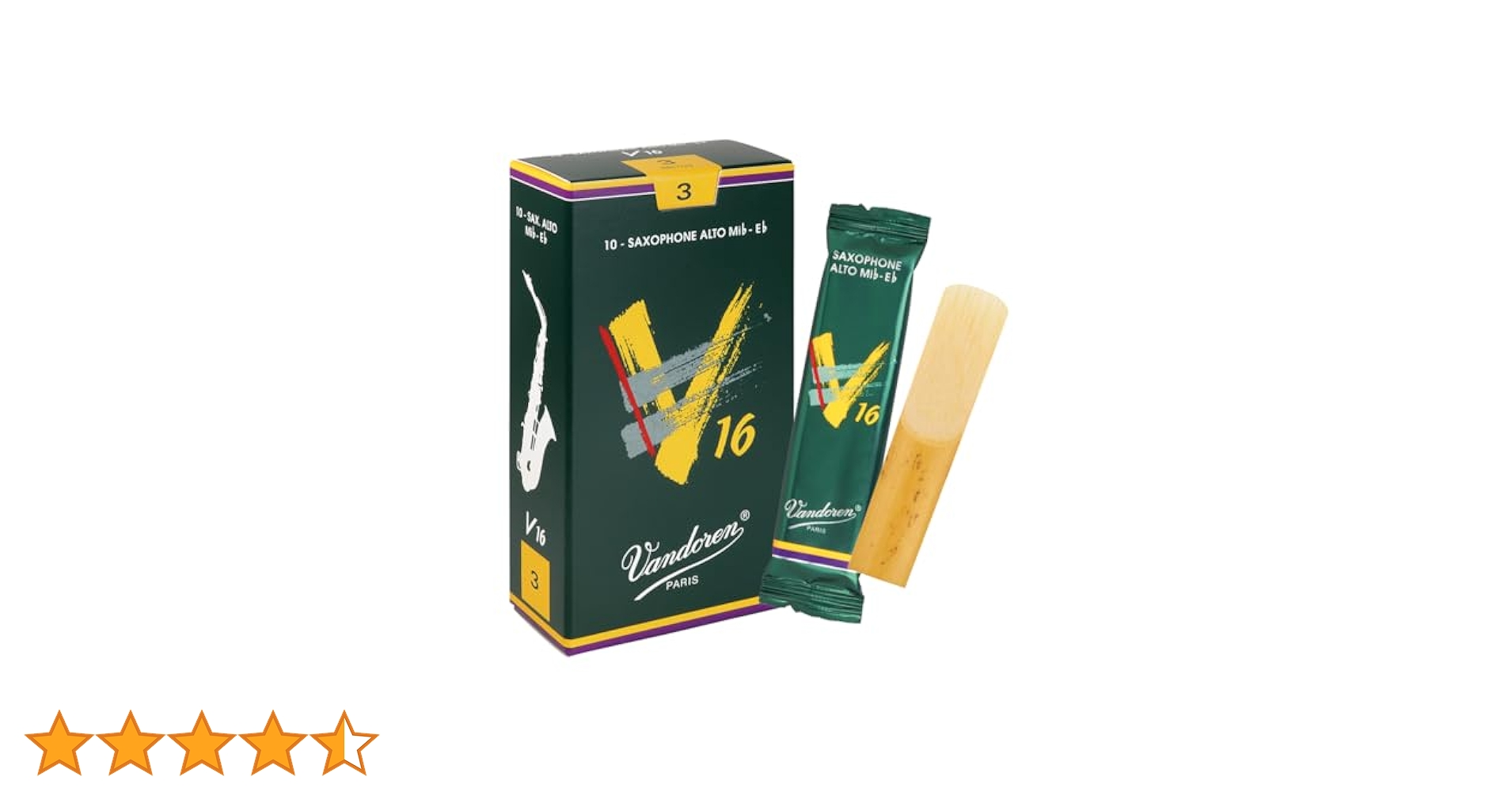 Vandoren V16 サックスリード 3 10枚×3 箱 400円/枚 Vandoren V16 サックスリード 3 10枚×3 箱 400円/枚 Amazon.co.jp: